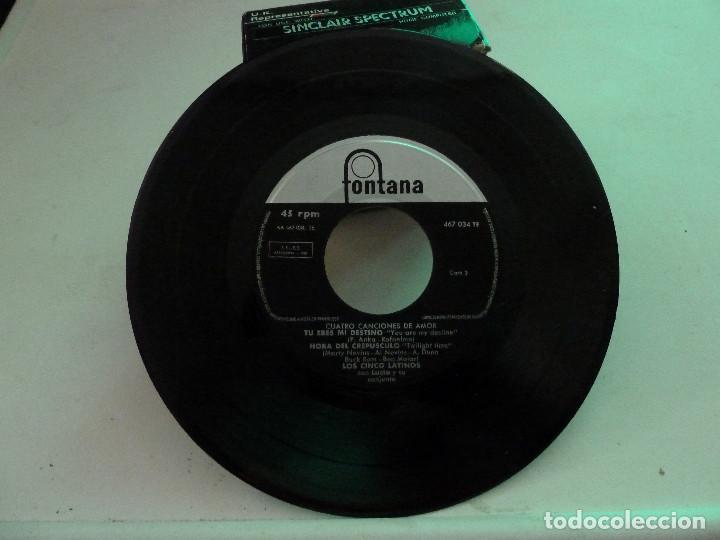 Discos de vinilo: LOS CINCO LATINOS - QUE BONITO AMOR - Foto 4