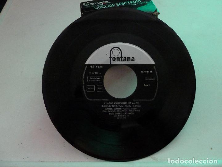 Discos de vinilo: LOS CINCO LATINOS - QUE BONITO AMOR - Foto 5