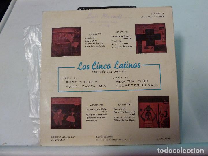 Discos de vinilo: LOS CINCO LATINOS - ENDE QUE TE VI - Foto 2