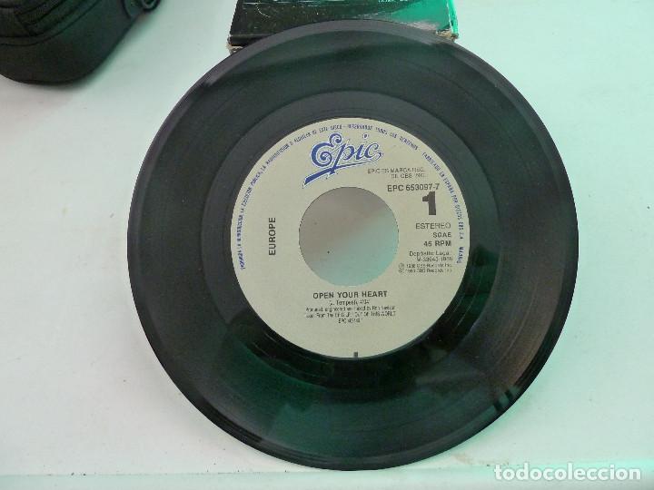 Discos de vinilo: EUROPE - OPEN YOUR HEART - THE FINAL COUNTDOWN 2 SINGLES - Foto 8