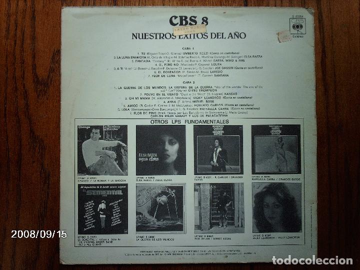 Discos de vinilo: CBS 8  - nuestros exitos del a&ntilde;o - Foto 2