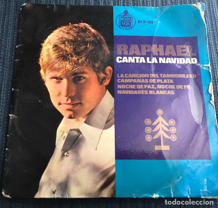 Discos de vinilo: Raphael canta a la Navidad. EP 4 temas. Hispavox. A&ntilde;o 1965. - Foto 1