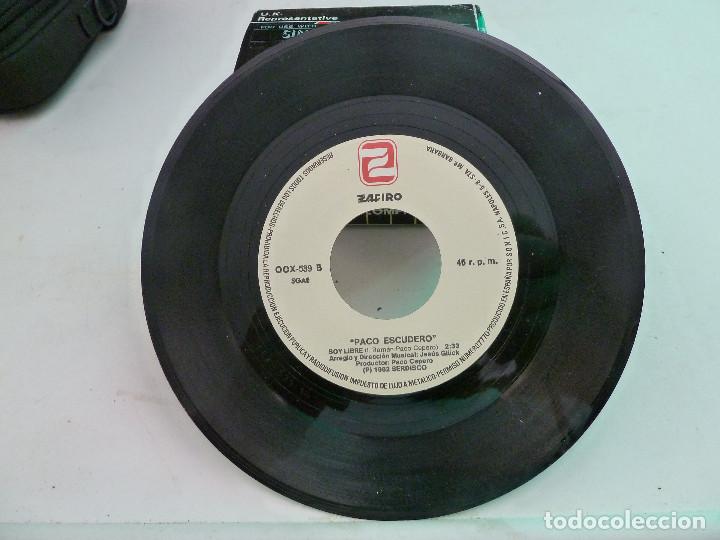 Discos de vinilo: PACO ESCUDERO - ERES MI SOL - SOY LIBRE - ZAFIRO - Foto 4