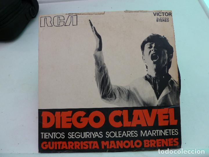 Discos de vinilo: DIEGO CLAVEL - TE LLAMO Y NO VIENES - Foto 1
