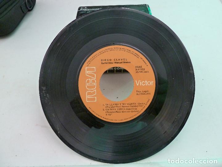 Discos de vinilo: DIEGO CLAVEL - TE LLAMO Y NO VIENES - Foto 5