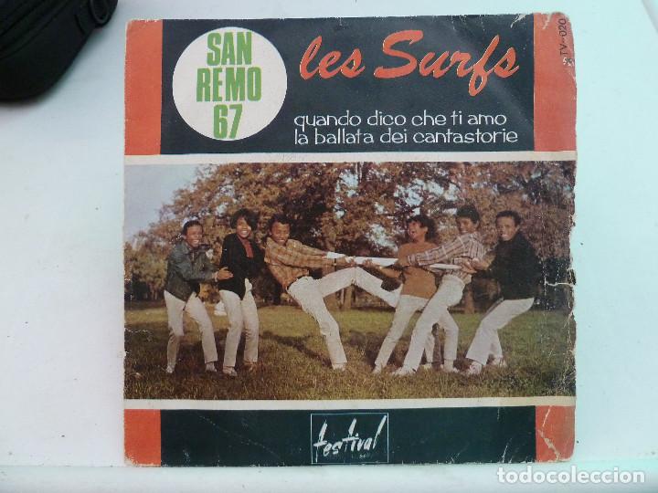 Discos de vinilo: LES SURFS - SAN REMO 67 - Foto 1