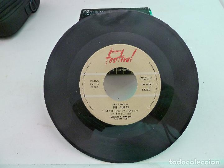 Discos de vinilo: LES SURFS - SAN REMO 67 - Foto 3