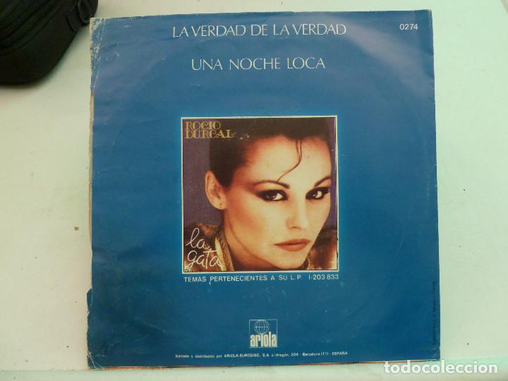 Discos de vinilo: ROCIO DURCAL - LA VERDAD DE LA VERDAD - Foto 2