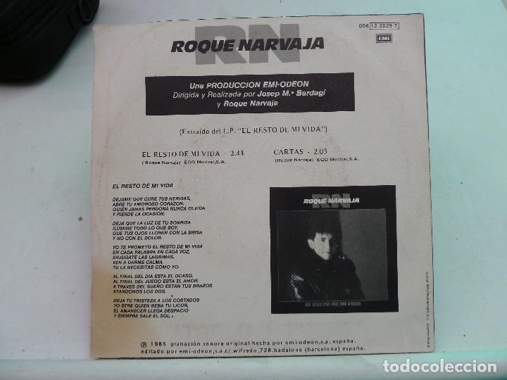 Discos de vinilo: ROQUE NARVAJA - EL RESTO DE MI VIDA - Foto 2
