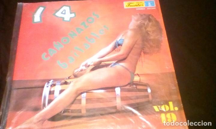 Disques de vinyle: 14 Ca&ntilde;onazos Bailables Vol. 19 . LP COLOMBIA SEXY COVER