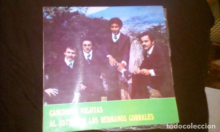 Dischi in vinile: CANCIONES VIEJITAS AL ESTILO DE LOS HERMANOS CORRALES LP MEDELLIN COLOMBIA