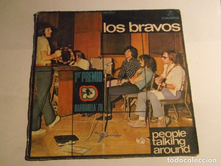 Discos de vinilo: LOS BRAVOS-PEOPLE TALKING AROUND - Foto 1