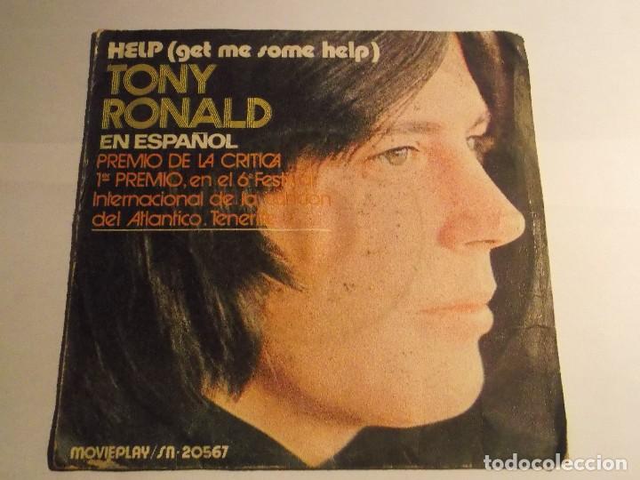 Discos de vinilo: TONY RONALD EN ESPA&Ntilde;OL-HELP - Foto 1
