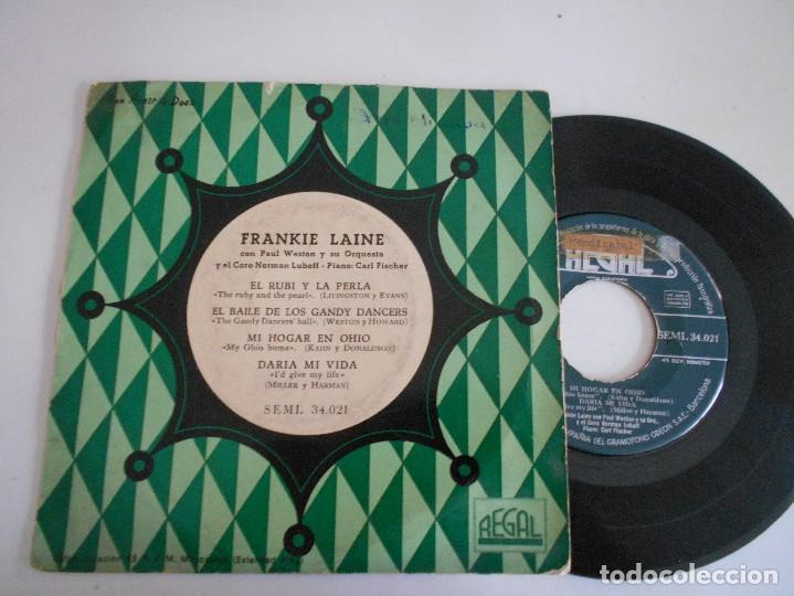 Discos de vinilo: FRANKIE LAINE-EP EL RUBI Y LA PERLA +3 - Foto 1