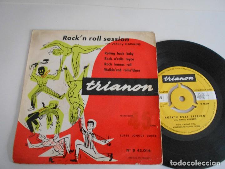 Discos de vinilo: JOHNNY HAWKINS-EP ROCKN ROLL SESSION - Foto 1