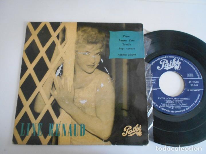 Discos de vinilo: LINE RENAUD-EP PIOVE +3-ESPA&Ntilde;OL - Foto 1