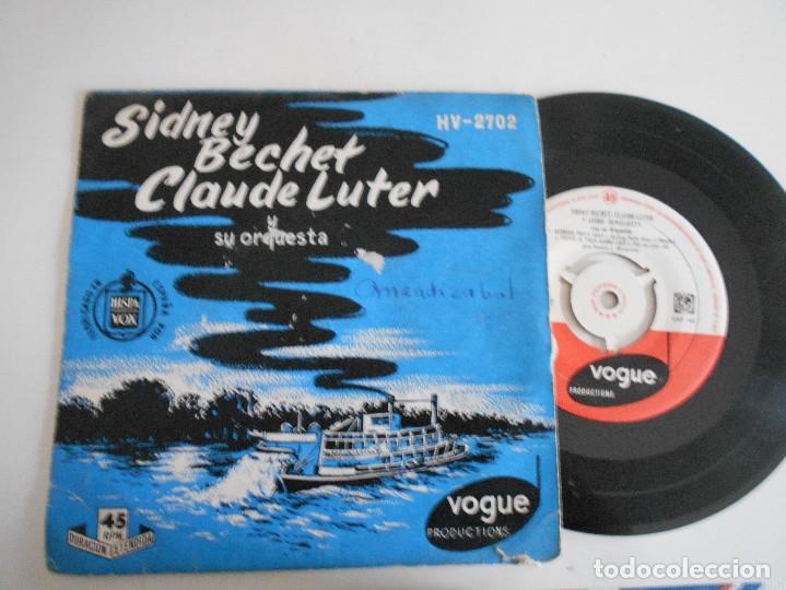 Discos de vinilo: SIDNEY BECHET CLAUDE LUTER-EP OLMAN RIVER +3 - Foto 1