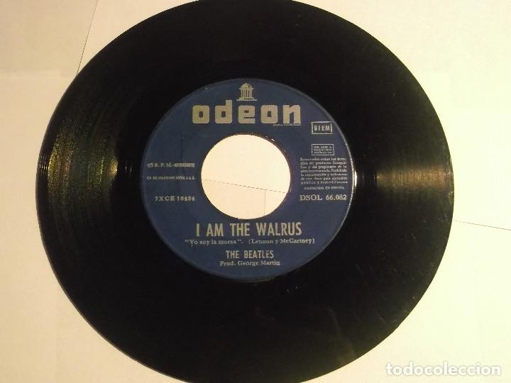 Discos de vinilo: THE BEATLES-I AM THE WALRUS-ODEON - Foto 1