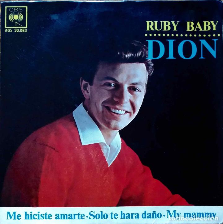 Discos de vinilo: DION, RUBY BABY. EP 4 CANCIONES, ESPA&Ntilde;A - Foto 1