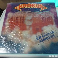 Discos de vinilo: KROKUS - CHANGE OF ADDRESS. Lote 126907611