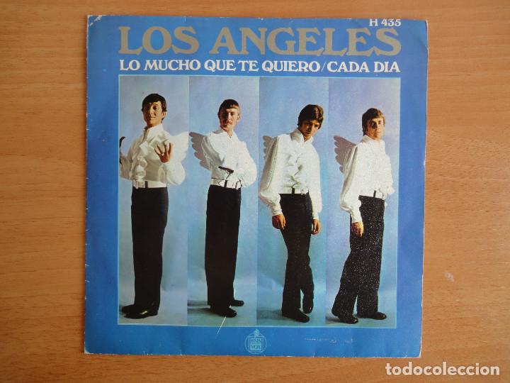 Discos de vinilo: Single Los Angeles. Cada dia (Hispa Vox 1969) - Foto 1