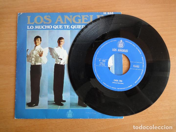 Discos de vinilo: Single Los Angeles. Cada dia (Hispa Vox 1969) - Foto 3