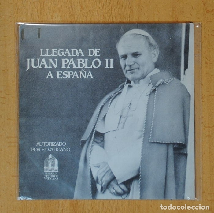 Discos de vinilo: LLEGADA DE JUAN PABLO II A ESPA&Ntilde;A - SINGLE - Foto 1