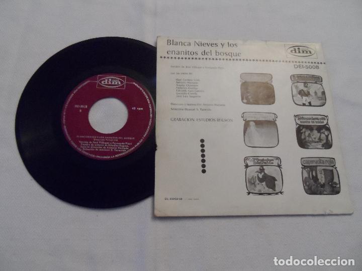 Discos de vinilo: BLANCANIEVES Y LOS ENANITOS DEL BOSQUE - Foto 2