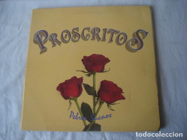 Discos de vinilo: Proscritos   Pobres Sue&ntilde;os - Foto 1