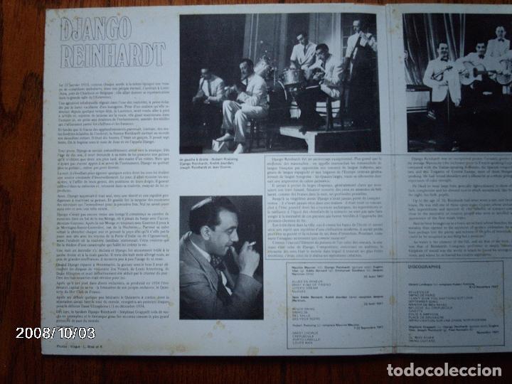 Discos de vinilo: django reinhardt  -  le double disque d&acute;or - Foto 3