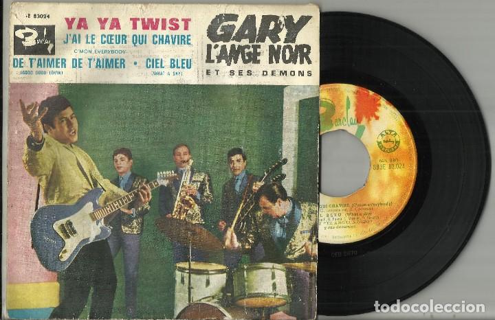 Discos de vinilo: GARY L'ANGE NOIR EP YA YA TWIST + 3 espa&ntilde;a 1962