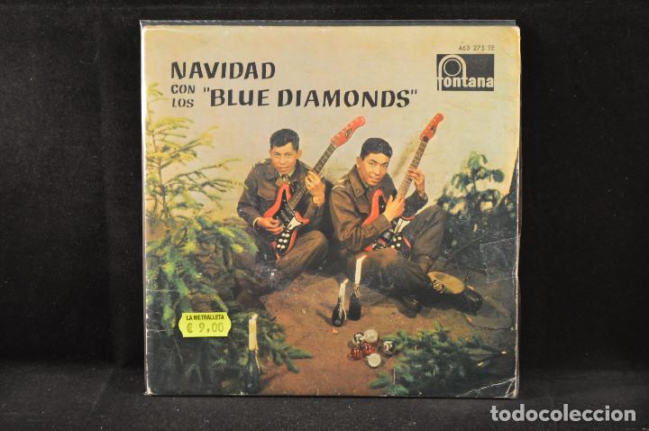 Discos de vinilo: NAVIDAD CON LOS BLUE DIAMONDS - JINGLE BELLS +3 - EP - Foto 1