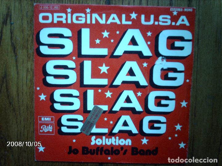Discos de vinilo: jo buffalo&acute;s band  -  slag solution (parte 1 y 2) - Foto 1
