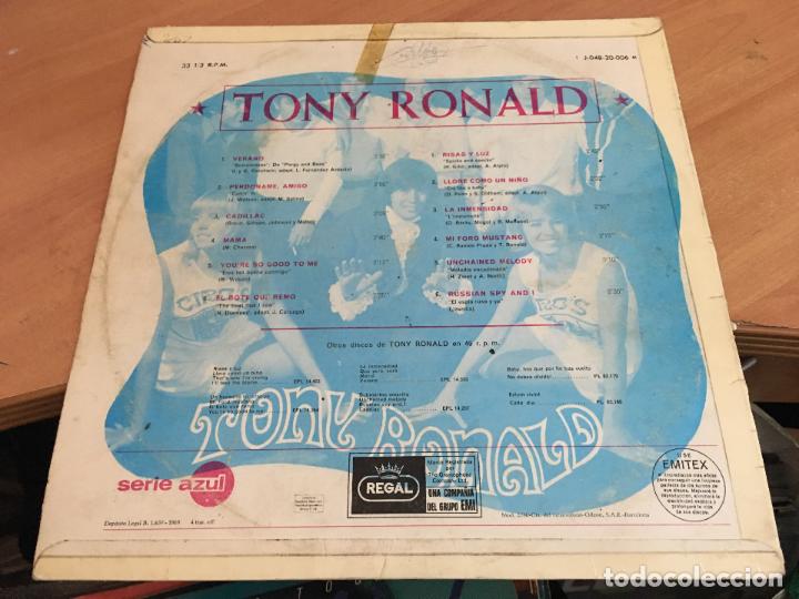 Discos de vinilo: TONY RONALD) LP ESPA&Ntilde;A 1976 (B-24) - Foto 3