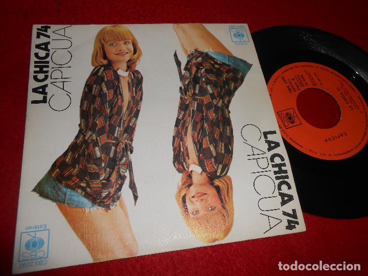 Discos de vinilo: CAPICUA LA CHICA 74 /VALE MAS TARDAR UN POCO SINGLE 7'' 1974 CBS