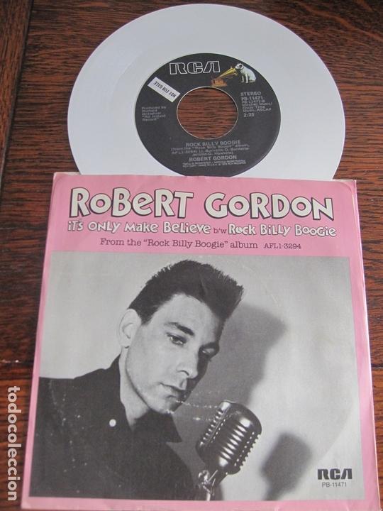 Discos de vinilo: ROBERT GORDON `Rock Billy Boogie` Vinilo Blanco. RARO. - Foto 1