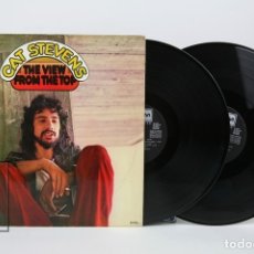 Discos de vinilo: DOBLE DISCO LP DE VINILO - CAT STEVENS / THE VIEW FROM THE TOP - DERAM - AÑO 1972