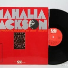 Discos de vinilo: DISCO LP DE VINILO - MAHALIA JACKSON / EVEN ME, WALKIN'TO JERUSALEM - GRAMUSIC - AÑO 1976