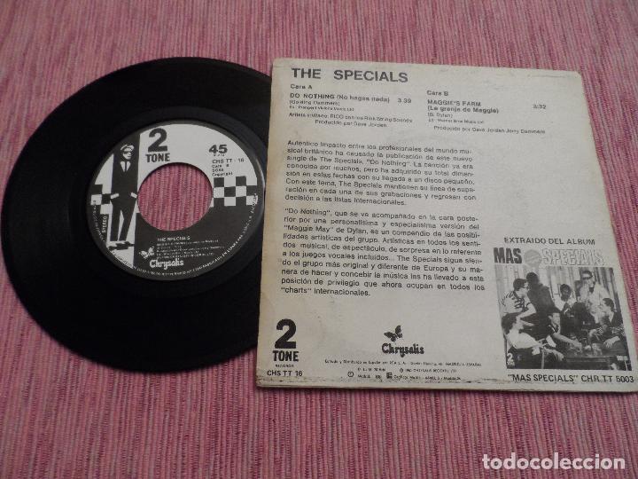 Discos de vinilo: THE SPECIALS - DO NOTHING (SPAIN 1981) - Foto 2
