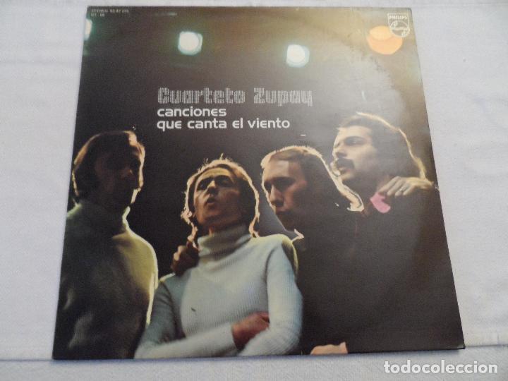 Discos de vinilo: CUARTETO ZUPAY - CANCIONES QUE CANTA EL VIENTO - Foto 1