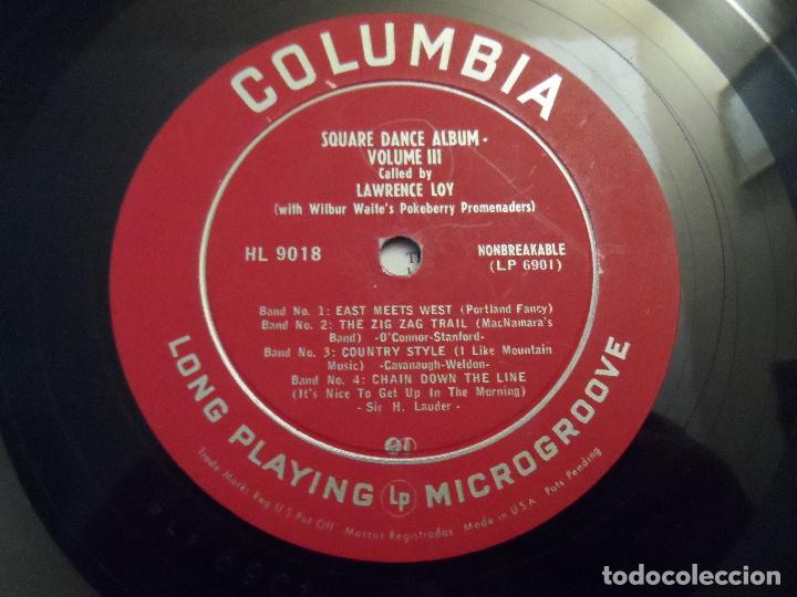 Discos de vinilo: LAWRENCE LOY - SQUARE DANCES VOL. III (10 PULGADAS) - Foto 3