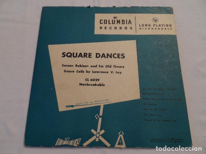 Discos de vinilo: CARSON ROBISON - SQUARE DANCES (10 PULGADAS) - Foto 1