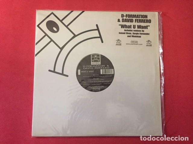 Discos de vinilo: D-Formation & David Ferrero &lrm;&ndash; What U Want - Foto 1