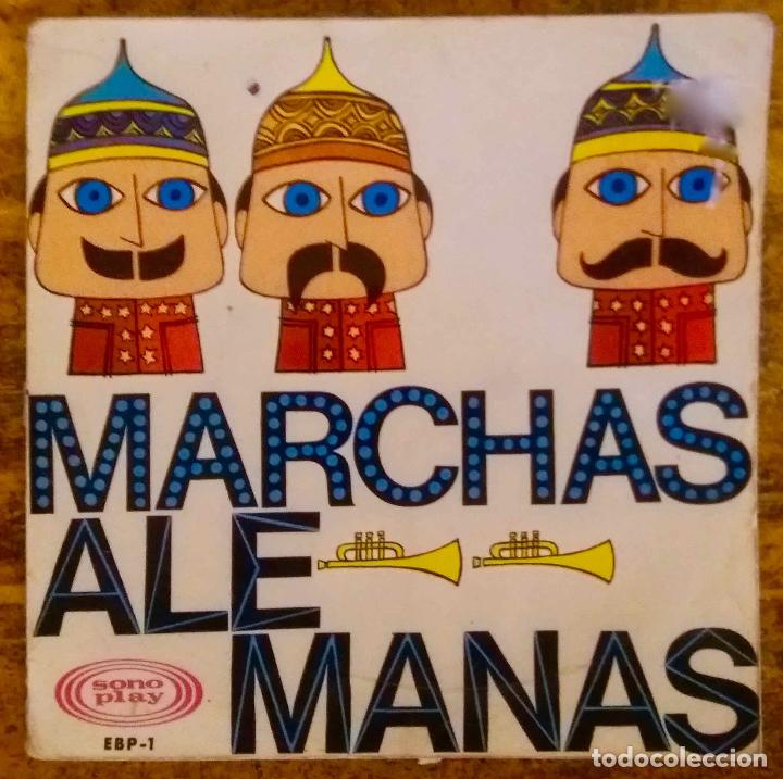 Discos de vinilo: MARCHAS ALEMANAS, EP ESPA&Ntilde;A 4 TEMAS - Foto 1