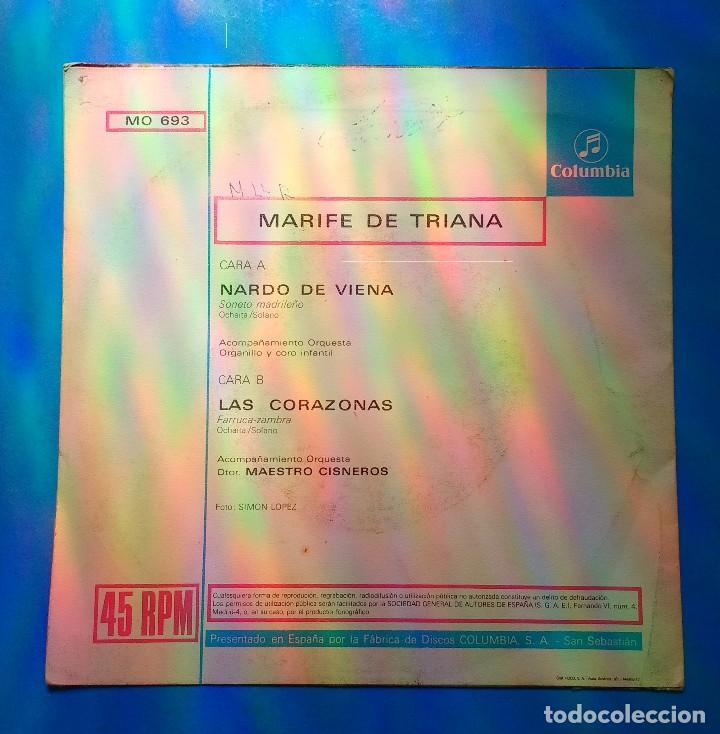 Discos de vinilo: MARIFE DE TRIANA - NARDO DE VIENA - Foto 2