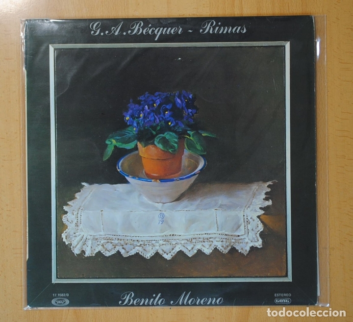 Discos de vinilo: BENITO MORENO - G.A. BECQUER-RIMAS - LP - Foto 1