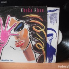 Discos de vinilo: CHAKA KHAN I FEEL FOR YOU LP SPAIN 1984 PDELUXE. Lote 128284791