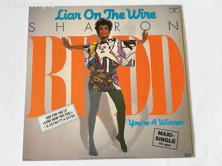 Discos de vinilo: Sharon Redd - Liar On The Wire - 1984 - Foto 2
