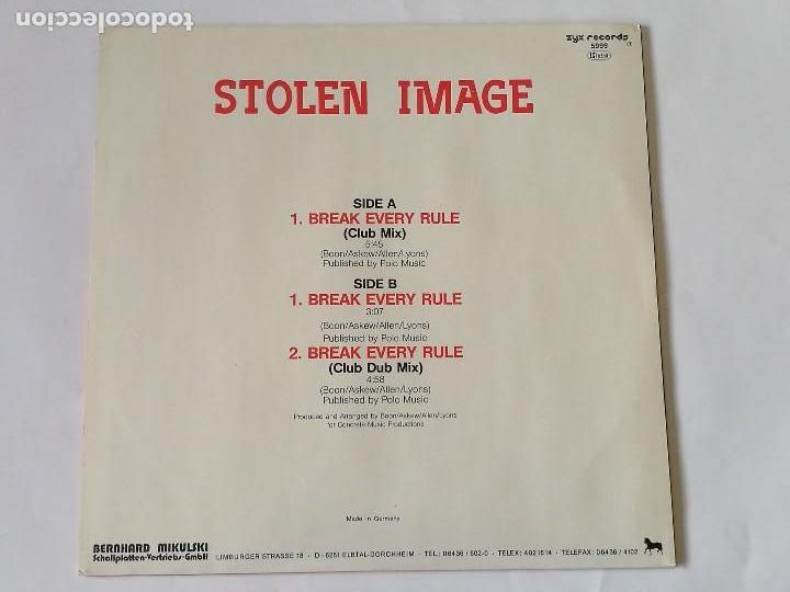 Discos de vinilo: Stolen Image - Break Every Rule - 1988 - Foto 2