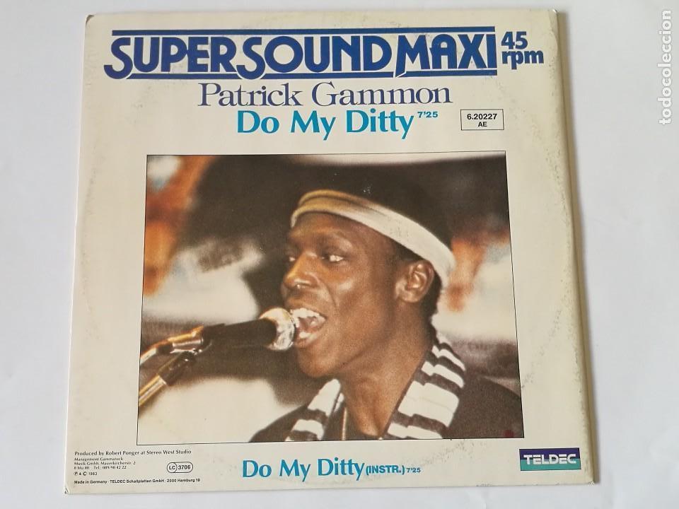 Discos de vinilo: Patrick Gammon - Do My Ditty - 1983 - Foto 1